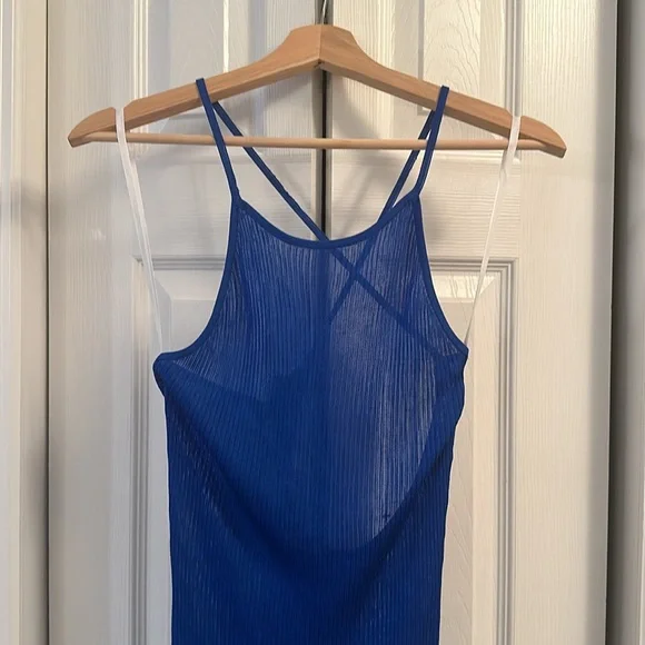 Maxi semi sheer strappy dress - Picture 2 of 5